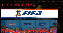 Desktop Screenshot of fifabadminton.com